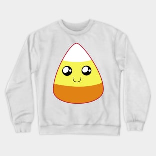 Cute Happy Candy Corn (Bright Green) Crewneck Sweatshirt